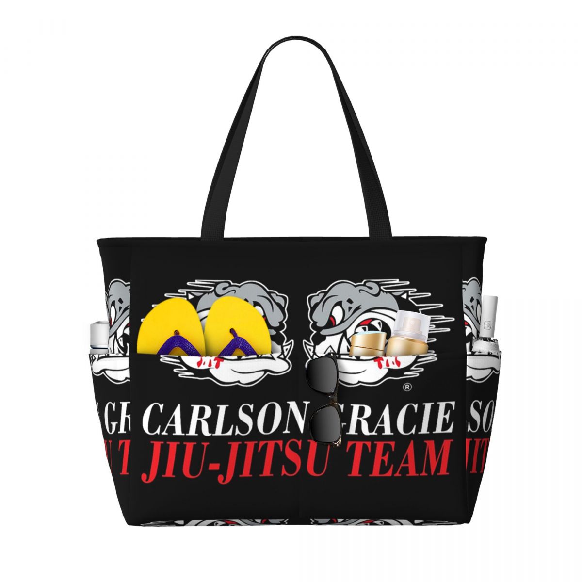 Yoga Fitness Jiu Jitsu - Carlson Gracie Jiu-Jitsu Takım Logosu Plaj