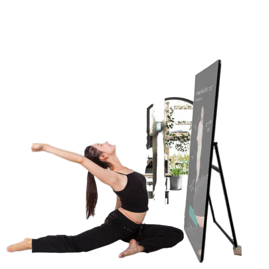 Yoga Fitness Hotel - Akıllı A-Şekilli Fitness Aynası, Android Dokunmatik