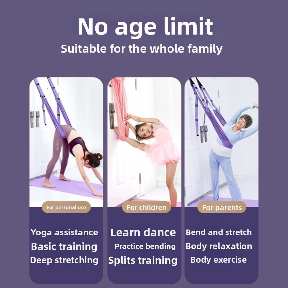 Yoga Swing Aerial - Ayarlanabilir Kadın Hava Yogası Kayışı Elastik