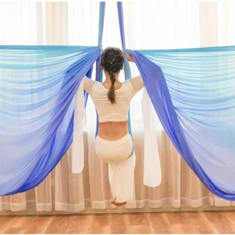 Yoga Swing Aerial - Gradyan Renkli Anti-Gravite İnversiyon Genişletilmiş Hava