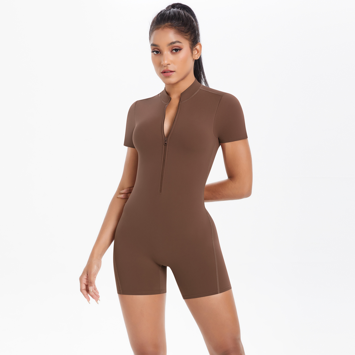 Kadın Spor Tulumu Kısa Yoga Se - Yoga Fitness Jumpsuit incelemesi ve fiyatı