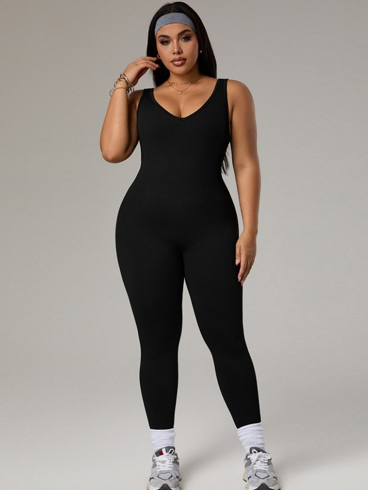 Büyük Beden Kadın Eşofman Takı - Yoga Fitness Jumpsuit incelemesi ve fiyatı