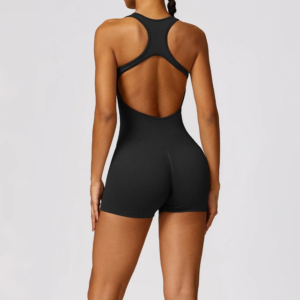 Seksi geri tulum spor seti kad - Yoga Fitness Jumpsuit incelemesi ve fiyatı