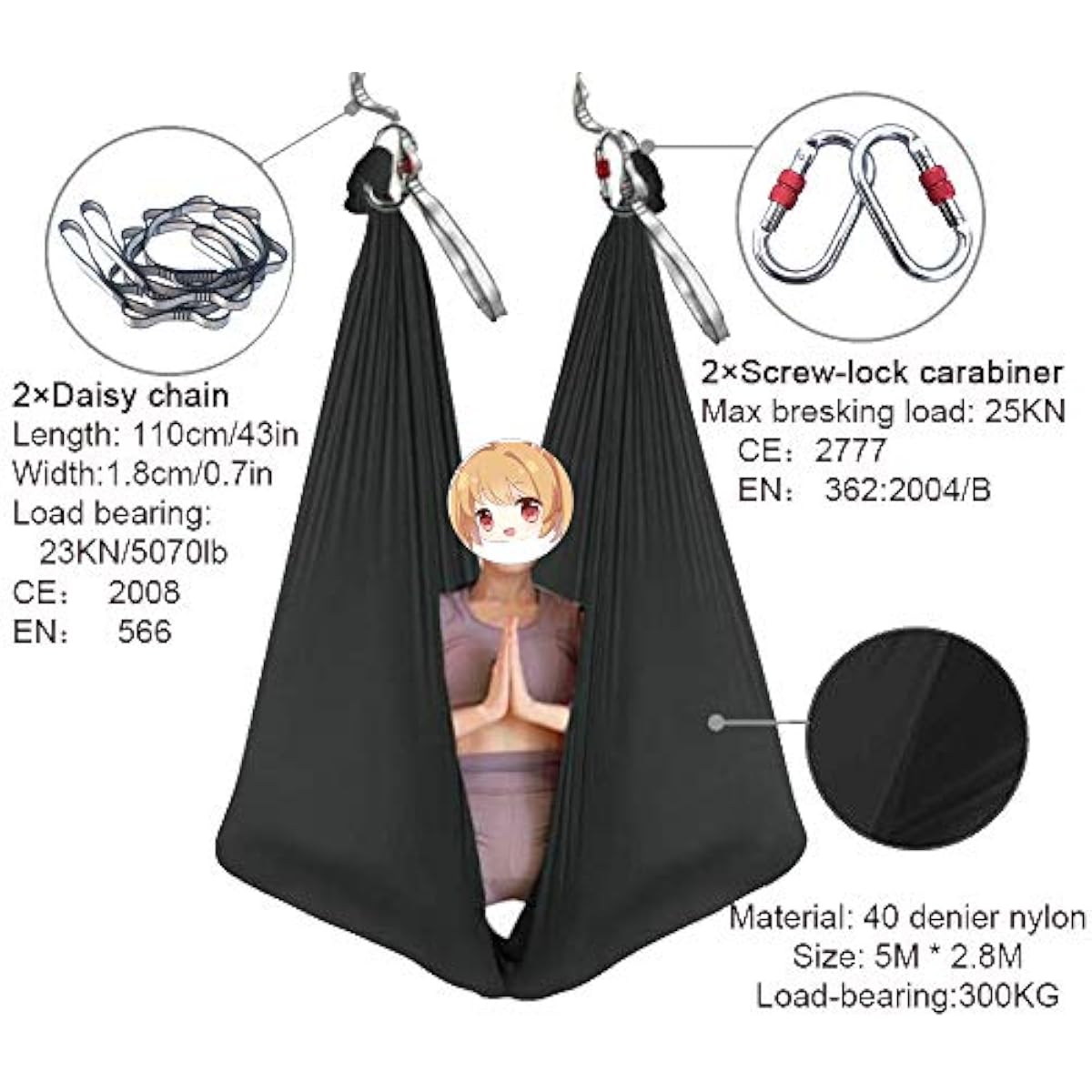 Havada Kullanılan Yoga Hamağı  - Yoga Swing Aerial incelemesi ve fiyatı