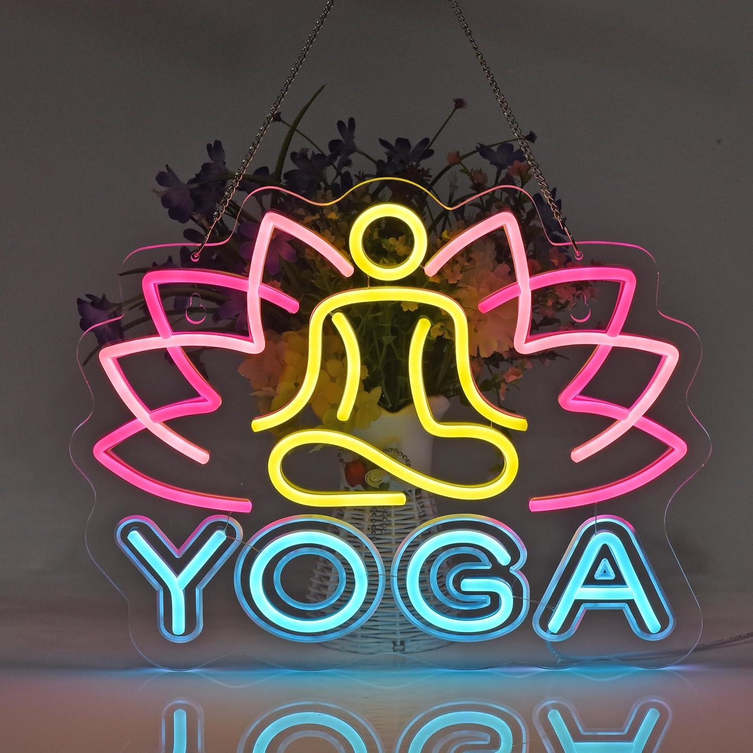 Yoga Neon Tabelası Kısılabilir - Yoga Fitness Rooms incelemesi ve fiyatı
