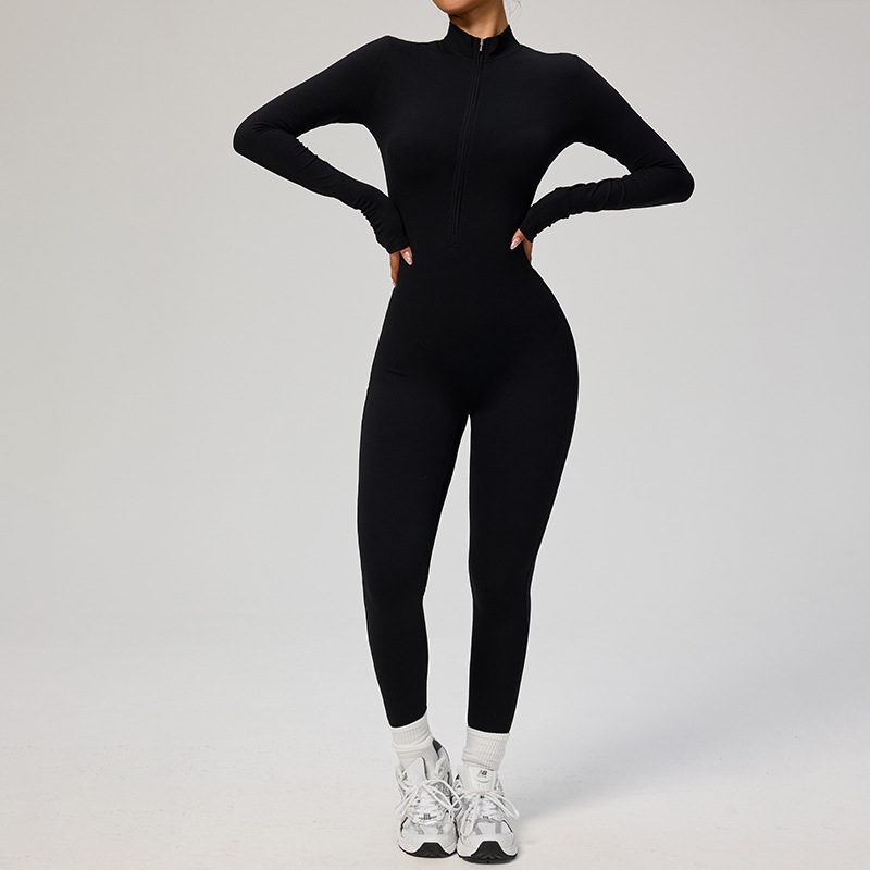 SOISOU Fermuar Tulum Kadın Hız - Yoga Fitness Jumpsuit incelemesi ve fiyatı
