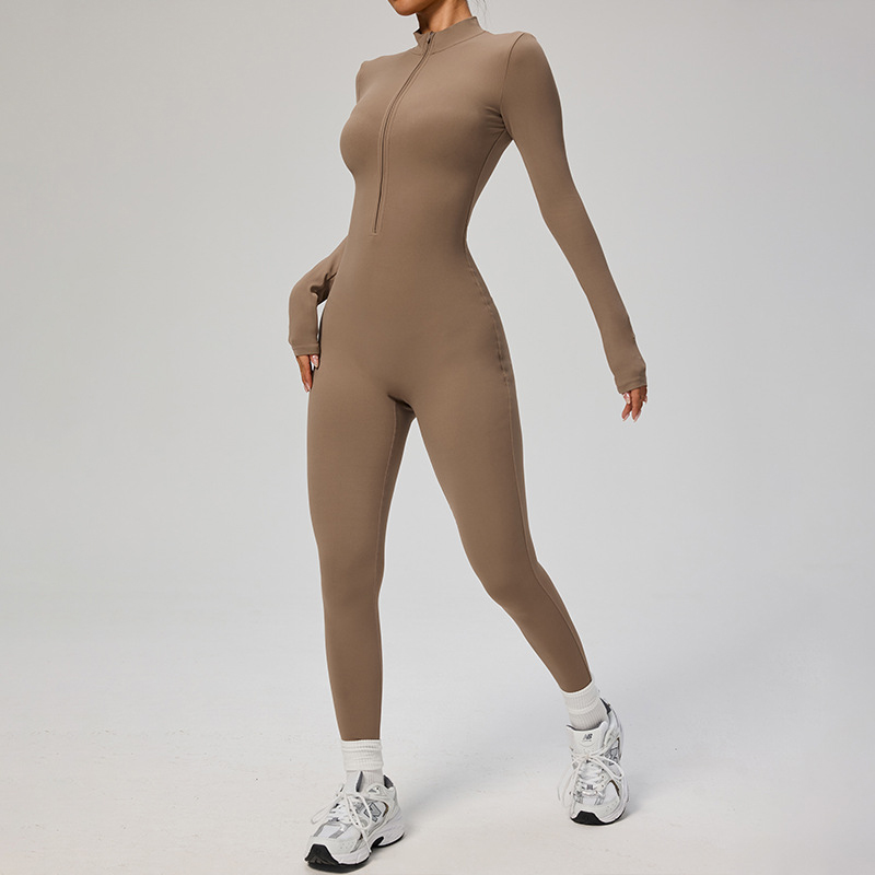 SOISOU Fermuar Tulum Kadın Hız - Yoga Fitness Jumpsuit incelemesi ve fiyatı